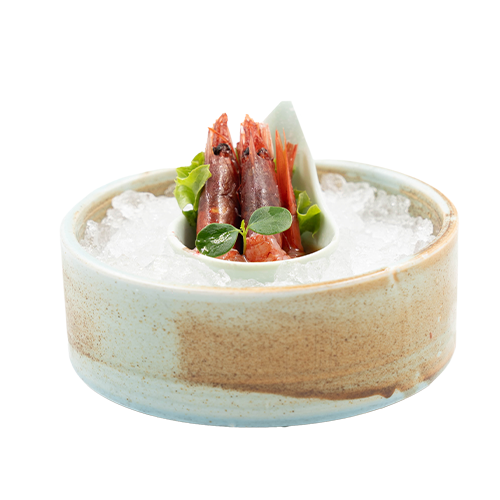 GAMBAS ROJAS EN SALSA PONZU